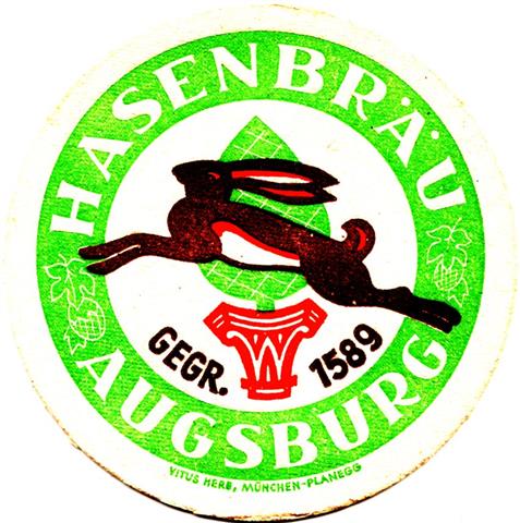 augsburg a-by hasen grohase 1-2a (rund215-gegr 1589-vitus herb)